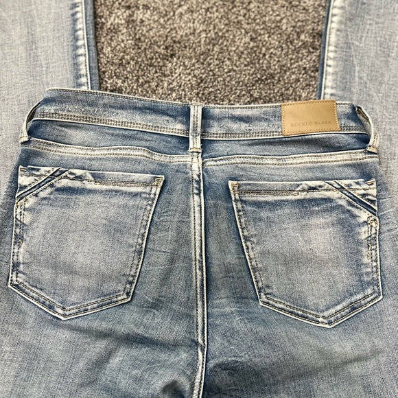 Buckle Black Bootcut Denim Jeans - Picture 5 of 7